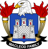 Coat of arms used by the Macleod family in the United States of America