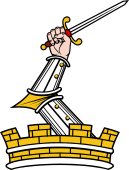 Family crest from Scotland for Caldwell (of Caldwell)