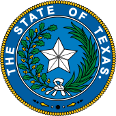 US State Seal for Texas-1845