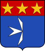 French Family Shield for Coste (de la)