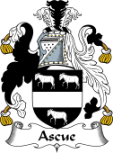 English Coat of Arms for Ascue