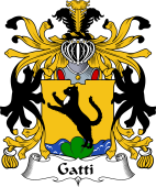 Italian Coat of Arms for Gatti
