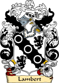 English or Welsh Family Coat of Arms (v.23) for Lambert