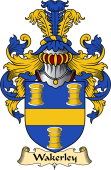English Coat of Arms (v.23) for the family Wakerley