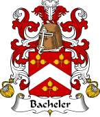 Coat of Arms from France for Bacheler or Bachelier