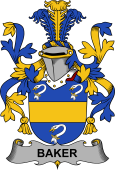 Irish Coat of Arms for Baker