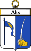 French Coat of Arms Badge for Alix