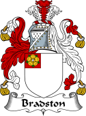 English Coat of Arms for the family Bradston