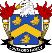 American Coat of Arms for Lunsford