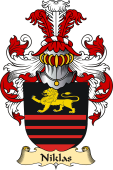 v.23 Coat of Family Arms from Germany for Niklas