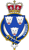 British Garter Coat of Arms for Dorman (Scotland)