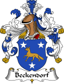 German Wappen Coat of Arms for Beckendorf