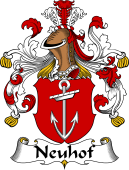 German Wappen Coat of Arms for Neuhof