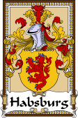 German Coat of Arms Wappen Bookplate  for Habsburg
