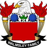 Coat of arms used by the Walmsley family in the United States of America