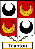 English Coat of Arms Shield Badge for Taunton