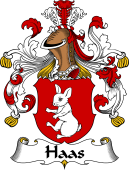 German Wappen Coat of Arms for Haas