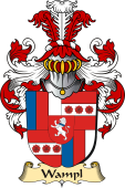 v.23 Coat of Family Arms from Germany for Wampl