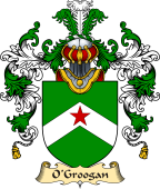 Irish Family Coat of Arms (v.25) O'Grogan or O'Groogan