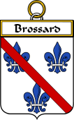 French Coat of Arms Badge for Brossard