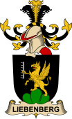 Republic of Austria Coat of Arms for Liebenberg