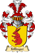 v.23 Coat of Family Arms from Germany for Killinger