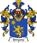 Italian Family Coat of Arms (v.25b) Simeone