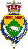 Families of Britain Coat of Arms Badge for: McDonough (Ireland)