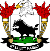 Coat of arms used by the Kellett family in the United States of America