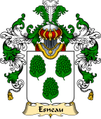 French Family Coat of Arms (v.25) Esneau