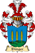 v.23 Coat of Family Arms from Germany for Ehinger