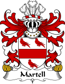 Welsh Coat of Arms for Martell (lords of Llanfaches, Montgomeryshire)