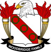 Coat of arms used by the Woodbridge family in the United States of America