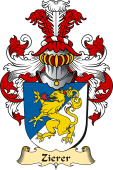 v.23 Coat of Family Arms from Germany for Zierer