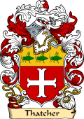 English or Welsh Family Coat of Arms (v.23) for Thatcher (Sussex and Essex)