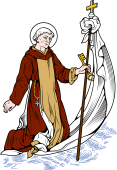 Catholic Saints Clipart image: St Raymond of Penafort