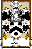 Scottish Coat of Arms Bookplate for Lee