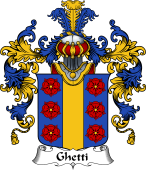 Italian Family Coat of Arms (v.25b) Ghetti