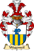 v.23 Coat of Family Arms from Germany for Wagenseil