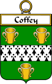 Irish Badge for Coffey or O'Coffey