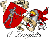 Sept (Clan) Coat of Arms from Ireland for O'Loughlin