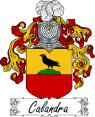 Araldica Italiana Coat of arms used by the Italian family Calandra