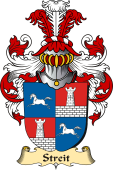 v.23 Coat of Family Arms from Germany for Streit