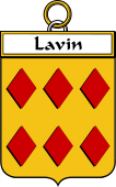 Irish Badge for Lavin or O'Lavin