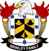 Coat of arms used by the Brinley family in the United States of America