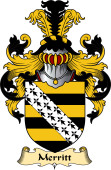 English Coat of Arms (v.23) for the family Merit or Merritt