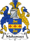 English Coat of Arms for Makepeace