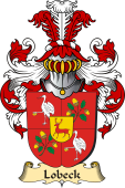 v.23 Coat of Family Arms from Germany for Lobeck