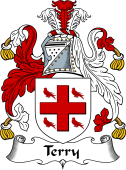 English Coat of Arms for the family Terry