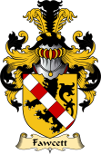 English Coat of Arms (v.23) for the family Fawcett
